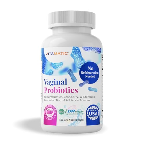 Vitamatic Vaginal Probiotics 20 Billions for Women pH Balance & Odor Control VitamaticAu supplements