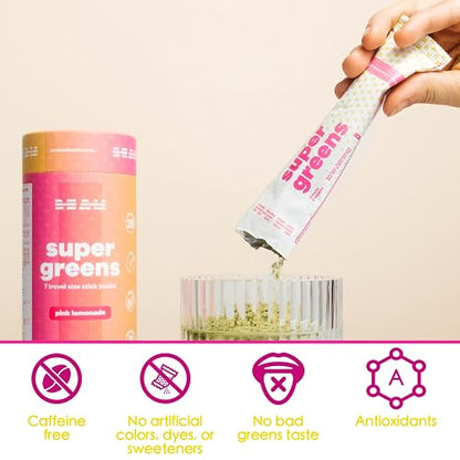 BEAM be Amazing Super Greens Powder with Prebiotics, Digestive Enzymes & Antioxidants BEAMUS supplements