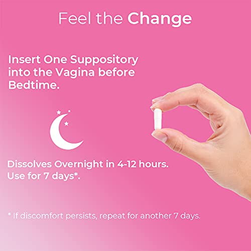 Natureland 40 Count, 600mg Boric Acid Vaginal Suppositories, Made in USA, Restore pH Balance NaturelandAu supplements