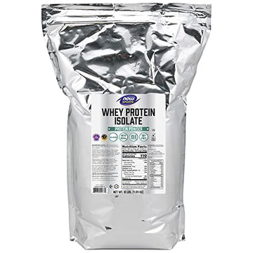 NOW Sports Nutrition, Whey Protein Isolate, 25 g With BCAAs, Unflavored Powder NOWUS supplements