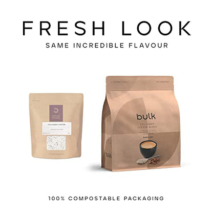 Bulk Collagen Coffee, High Protein, Black, 500 g BulkUS supplements
