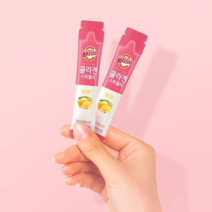KWANGDONG Vita500 Mango Collagen Peptides Stick Jelly, with Vitamin C, to Support Skin KWANGDONGUS supplements