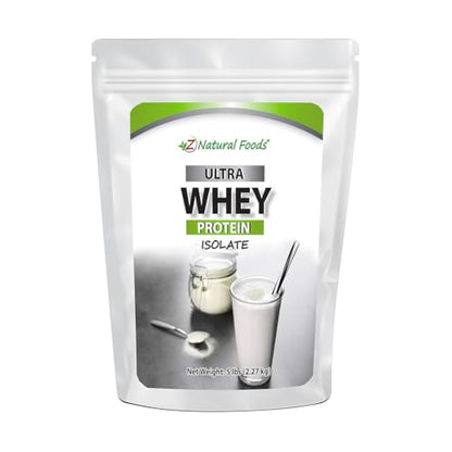 Z Natural Foods Whey Protein Powder Isolate, Unsweetened Protein Powder Enriched Z Natural FoodsUS supplements