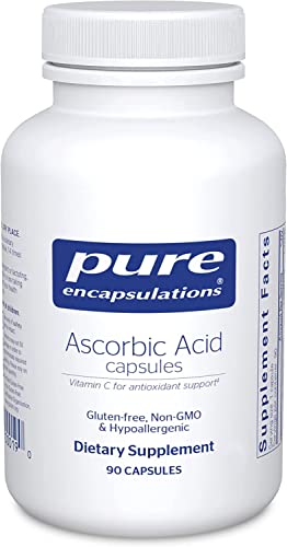 Pure Encapsulations Ascorbic Acid Capsules, 90 Capsules Pure EncapsulationsUS supplements