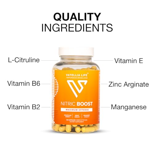 Vatellia Life Nitric Boost - Nitric Oxide for Blood Pressure Support, Natural Circulation Vatellia LifeAu supplements