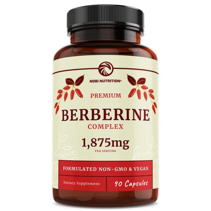 Berberine HCL 1500mg for Weight Management | Botanical Keto Inducing Berberine Supplement Nobi NutritionUS supplements