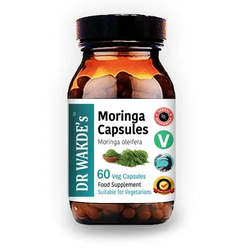 DR WAKDE'S Moringa Capsules (Moringa oleifera, 60 Veg Caps, Plant-Based Supplement, Ayurvedic Herb, All Natural, Vegan) DR WAKDE'sAu supplements