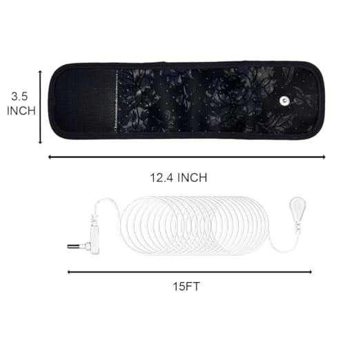 LOYDBDT Grounding Wrist Strap,Patterned Grounding Wristband,Unique Air Holes and Conductive Silver LOYDBDTAu supplements