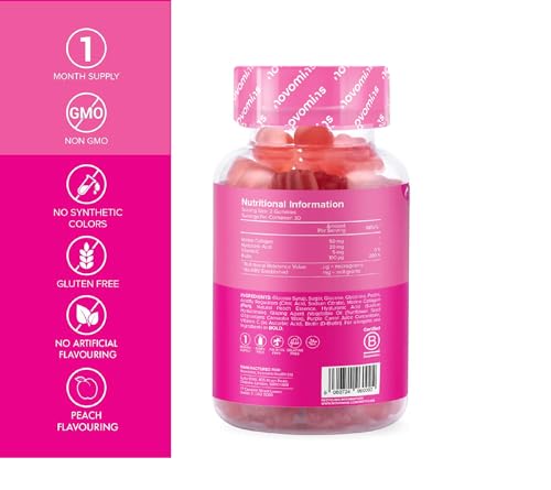 Novomins Collagen Gummies - Marine Collagen Gummies - Superior Type 1 Hydrolysed Collagen novominsAu supplements
