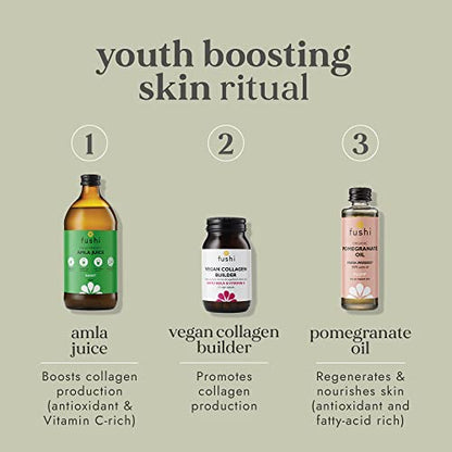 Fushi Vegan Collagen Booster, Vegan Amino Acids, with Vitamin C, E, Biotin FushiUS supplements