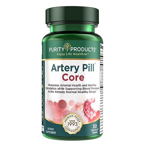 Purity Products Artery Pill Core from MK-7 Vitamin K2, Plant-Based S7 Nitric Oxide Booster Purity ProductsAu supplements