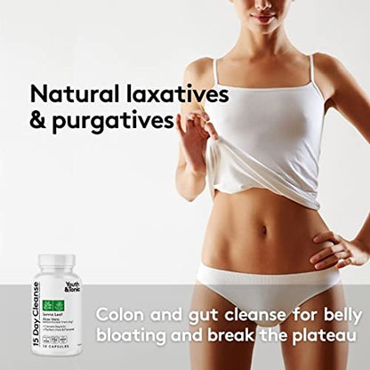 Youth & Tonic Colon Cleanser & Detox for Loss of Waste, Breaking The Plate Youth & TonicUS supplements