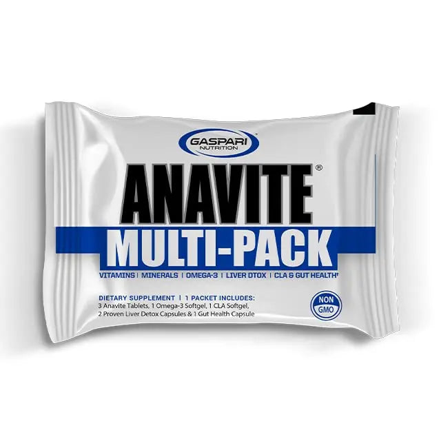 Gaspari Nutrition Anavite, Full Spectrum Multi-Vitamin Packs, Anavite Multivitamins, CLA, Omega 3s, Proven Gut, and Proven Liver Detox Gaspari NutritionAu supplements