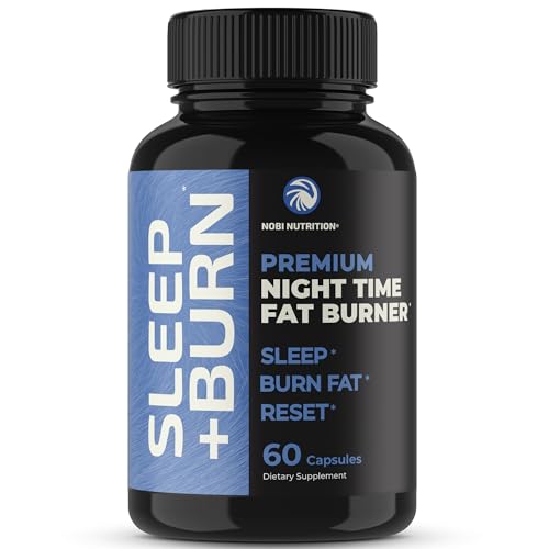 Night Time Fat Burner to Shred Fat While You Sleep | Hunger Suppressant, Carb Blocker Nobi NutritionUS supplements