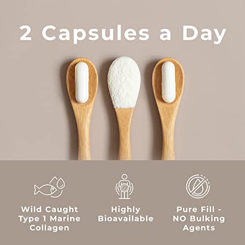Wild-Caught Marine Collagen Complex Capsules with Hyaluronic Acid | 120 Capsules - 2 Month Supply LOVE LIFE SUPPLEMENTSAu supplements