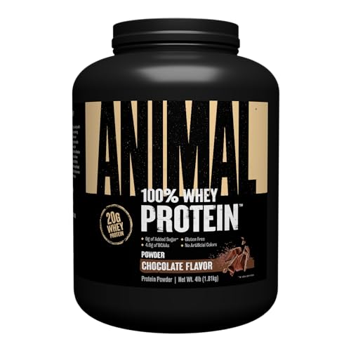 Animal 100% Whey Protein Powder – Whey Blend for Pre- or Post-Workout, Recovery AnimalUS supplements