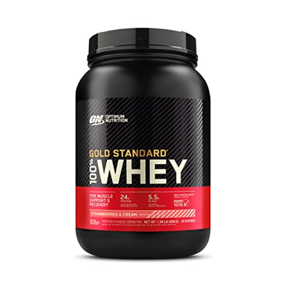 Optimum Nutrition Gold Standard 100% Whey Protein Powder, Strawberries & Cream Optimum NutritionUS supplements