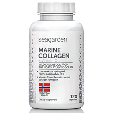 Seagarden Marine Collagen Capsules + Vitamin C | Collagen Peptides (Type I & III) SEAGARDENAu supplements