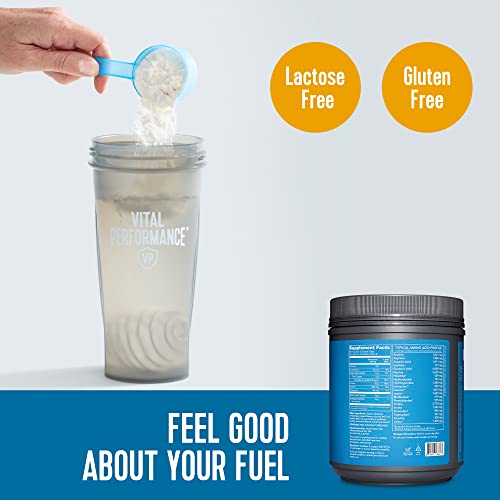 Vital Performance Protein Powder, 25g Lactose-Free Milk Protein Isolate Casein & Whey Vital ProteinsUS supplements