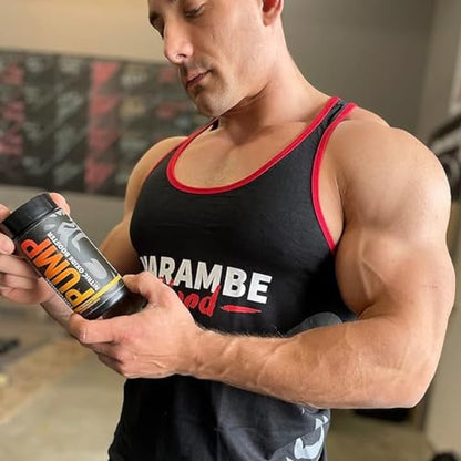 Harambe Pump - Nitric Oxide Supplement with Nitrosigine, S7, and BioPerine - Best Pre Harambe BloodUS supplements