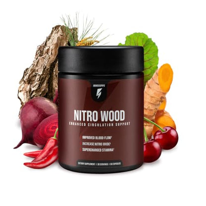 Choi Moid Bundle LED Light Key Chain + Nitro Wood Enhanced Circulation Nitric Oxide GenericUS supplements