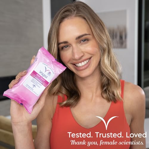 Vagisil Odor Block Daily Freshening Wipes for Feminine Hygiene in Resealable Pouch VagisilAu supplements