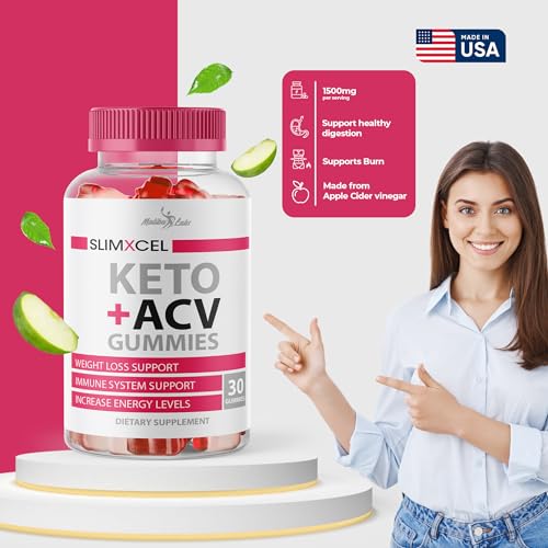 SlimXcel Keto ACV Gummies Weight Loss - 1500mg Once a Day, Strong Time Released Advanced Malibu LabsAu supplements