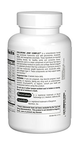 Source Naturals Hyaluronic Joint Complex with Glucosamine, Chondroitin & MSM Extra Source NaturalsUS supplements