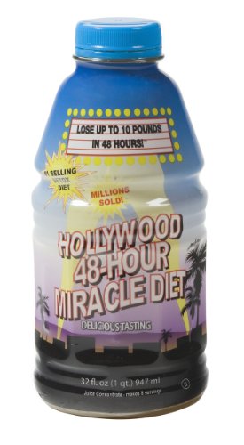 Hollywood Miracle Diet 48-Hour Diet, Natural Drink-Fruit Blend-32 oz Hollywood Miracle DietAu supplements