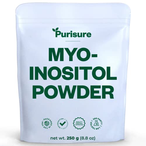 Purisure Myo-Inositol Powder, 250g, Fertility, Hormonal Balance and Ovarian Support PurisureUS supplements