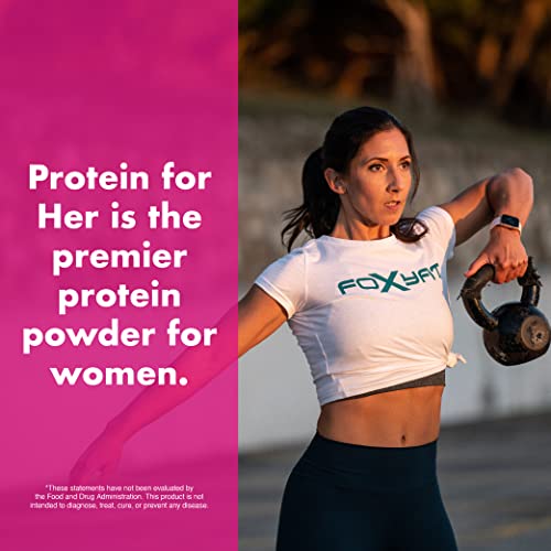 FoxyFit Protein for Her, Caramel Mocha Whey Protein Powder with CLA and Biotin FoxyFitAu supplements