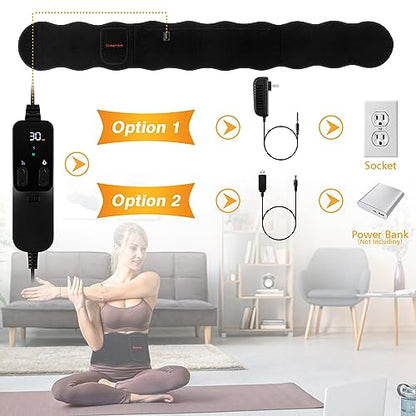 Streamlet Red Light Therapy Belt, 120 LED Combo 660nm 850nm Wearable Red Light Therapy StreamletUS supplements