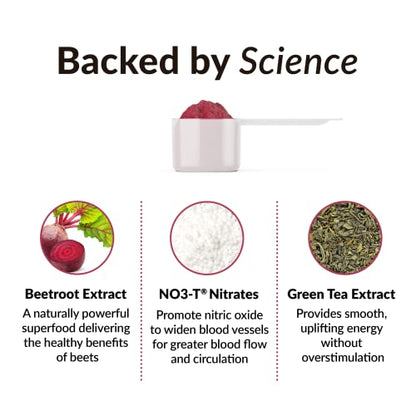 FORCE FACTOR Total Beets Beet Root Powder with Energy, NO3-T Nitrates to Support Force FactorUS supplements