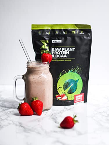 Vivo Life Perform Strawberry & Vanilla Flavour Vegan Protein Powder - BCAA Pea & Hemp Blend Vivo lifeAu supplements
