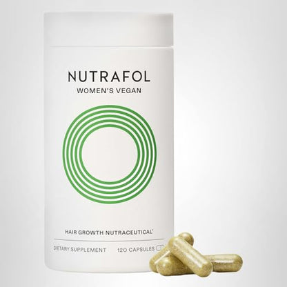 Nutrafol Women's Hair Growth Supplements, For Women 18-44 Years Old, Clinically Tested for Visibly Thicker, Stronger Hair, 100% Vegan Ingredients, NutrafolUS supplements