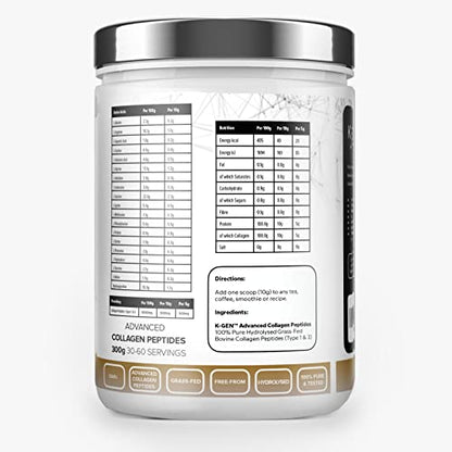 K-GEN Bovine Collagen Powder with Premium Quality Ingredients – Pure Hydrolysed Grass-Fed Bovine Collagen K GEN ketogenic enhancementUS supplements