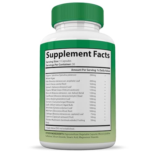 (Set of 2) Vital Fruits and Veggies Supplement Red & Green Superfoods Whole Food Justified LaboratoriesUS supplements