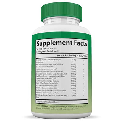 (Set of 2) Vital Fruits and Veggies Supplement Red & Green Superfoods Whole Food Justified LaboratoriesUS supplements