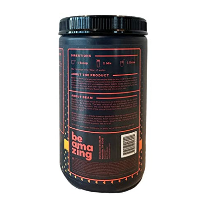 BEAM Pre-Workout Powder | Vegan Energy Booster Powdered Drink with All-Natural BEAMUS supplements