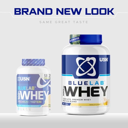 USN Blue Lab Whey Protein Powder: Vanilla - Whey Protein 2kg - Post-Workout USNAu supplements