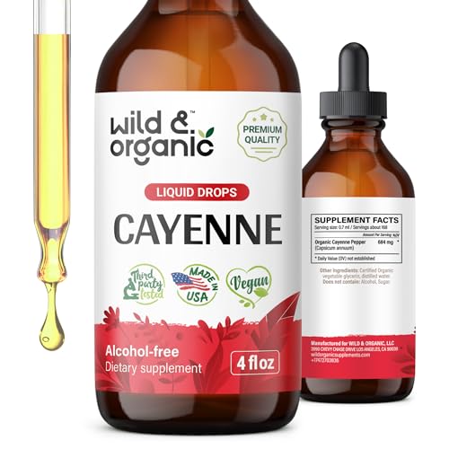 Cayenne Pepper Supplements - Organic Cayenne Pepper Tincture - Cayenne Pepper Liquid Wild & OrganicAu supplements