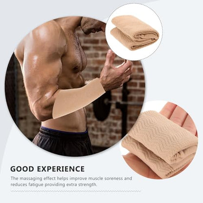 Healifty upper arm sleeves 1 Pair Elastic Compression Arm Sleeves Slimming Improve Shaper HealiftyUS supplements