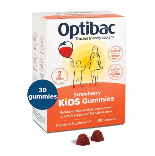 Optibac Kids Probiotic with Vitamin D & Calcium for Immune System Support & Gut Health OptiBacUS supplements