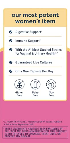 Renew Life Women's Probiotic Capsules, Supports Vaginal, Urinary, Digestive and Immune Renew LifeUS supplements