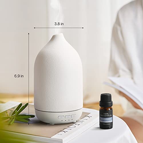 ZEIGGA LAB Essential Oil Diffusers, Aromatherapy Diffuser for Essential Oils, 100ml Ceramic Oil Diffusers ZEIGGA LABAu supplements