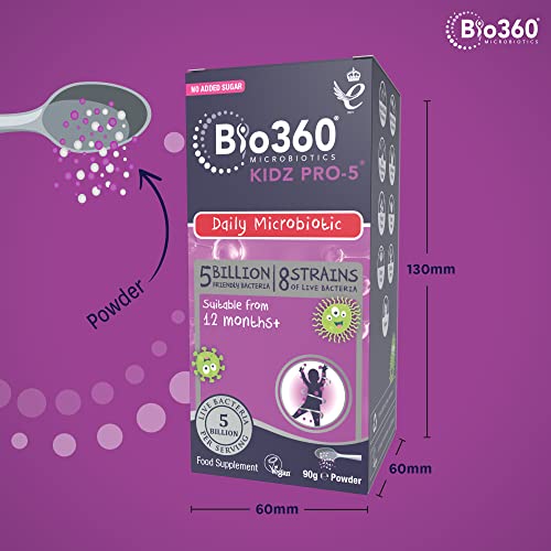 Natures Aid Bio360 Kidz Pro-5 (5 Billion Bacteria) from Natures Aid, Children's Microbiotic natures aidUS supplements