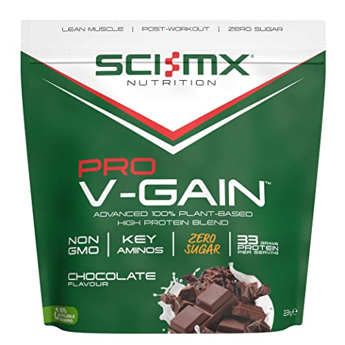 SCI-MX Pro-V Gain - 100% Vegan Chocolate Flavour Soy Protein Powder Isolate + B12 + Magnesium SCI-MXAu supplements