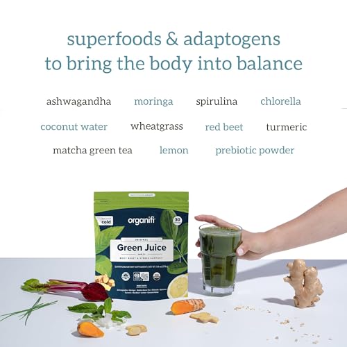 Organifi Green Juice - Organic Superfood Powder - 180-Day Supply - Organic Vegan Green OrganifiUS supplements