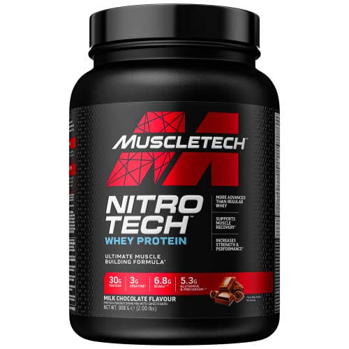 MuscleTech NitroTech Whey Protein Powder, Muscle Maintenance & Growth, Whey Isolate Protein MuscletechAu supplements