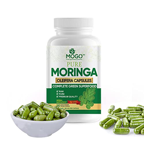 MOGO Moringa Oleifera Capsules | 100% Pure Single Origin Moringa Leaf Powder Supplement MOGOAu supplements